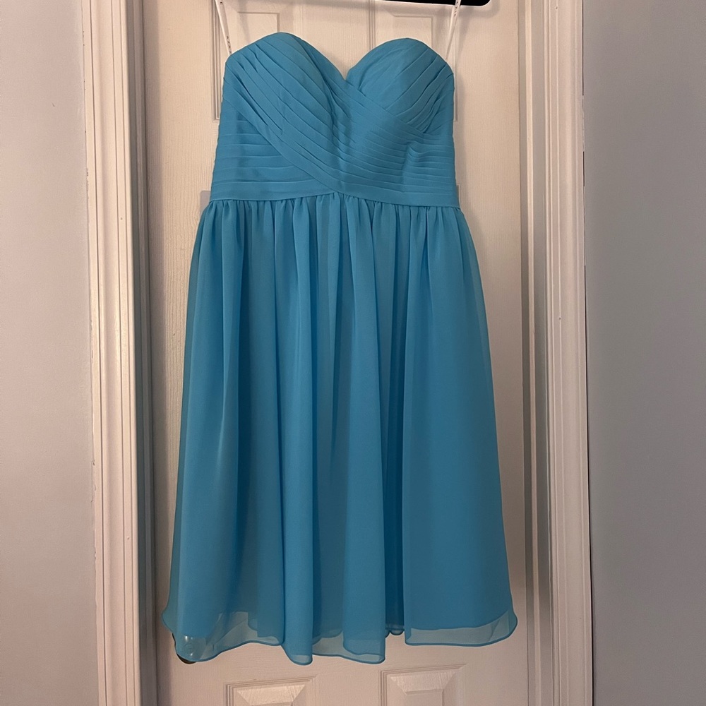Azazie Heidi Bridesmaid Dress In Pool Gem